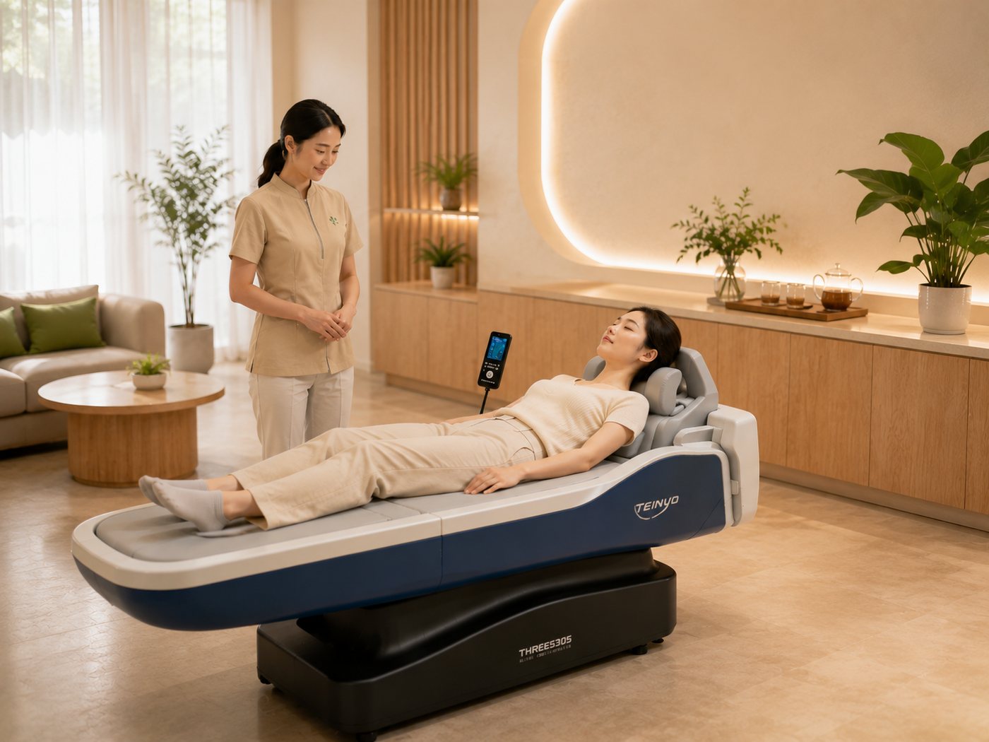 Smart therapy bed